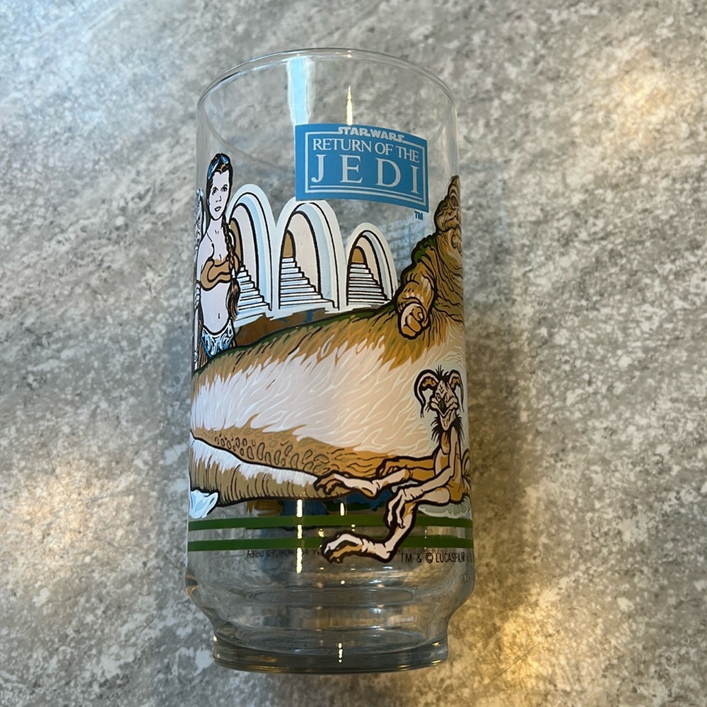 Star Wars- Return of the Jedi Glass from Burger King/ excellent condition